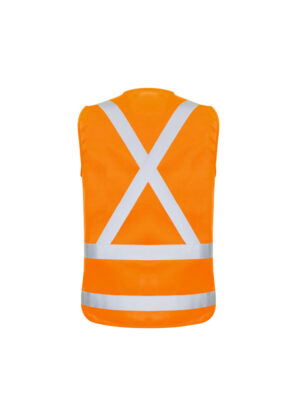 Mens TTMC-W17 Zip X Back Vest - Image 3