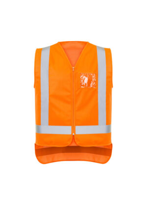 Mens TTMC-W17 Zip X Back Vest - Image 2