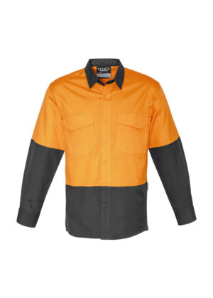 Hi Vis Spliced Rugged Shirt - Image 2
