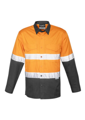 Hi Vis Spliced Rugged Shirt - Hoop Taped - Image 2