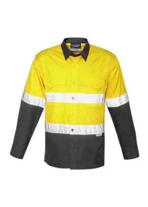 Hi Vis Spliced Rugged Shirt - Hoop Taped - Image 4