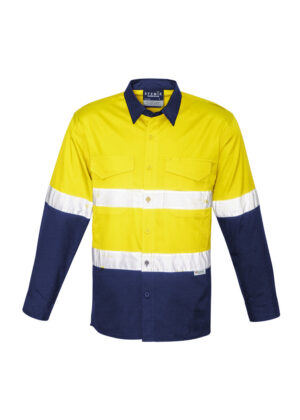 Hi Vis Spliced Rugged Shirt - Hoop Taped - Image 8