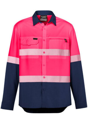 Hi Vis Segmented L/S Shirt - Image 6