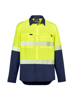 Hi Vis Segmented L/S Shirt - Image 2