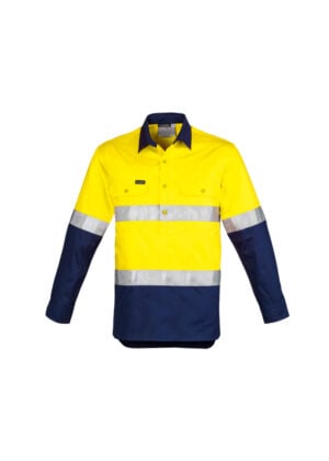 Hi Vis Closed Front L/S Shirt
