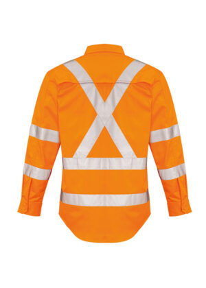 Mens Hi Vis X Back Taped Shirt - Image 3