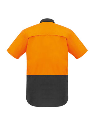 Mens Rugged Cooling Hi Vis Spliced S/S Shirt - Image 3