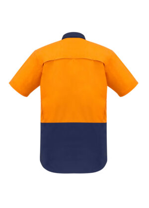 Mens Rugged Cooling Hi Vis Spliced S/S Shirt - Image 5