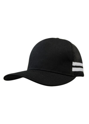 Twin Stripe Deep-Fit Trucker Cap - Image 13