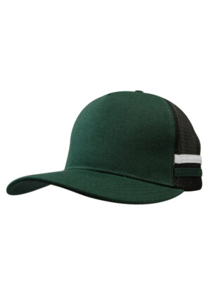 Twin Stripe Deep-Fit Trucker Cap - Image 12