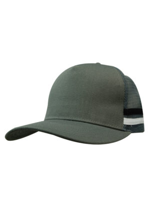 Twin Stripe Deep-Fit Trucker Cap - Image 11