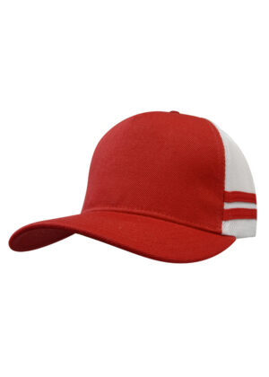 Twin Stripe Deep-Fit Trucker Cap - Image 5