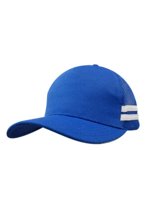 Twin Stripe Deep-Fit Trucker Cap - Image 4