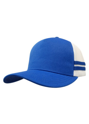 Twin Stripe Deep-Fit Trucker Cap - Image 3