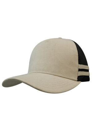 Twin Stripe Deep-Fit Trucker Cap - Image 2