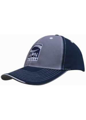 Two Tone Cap With Sandwich Lip - Image 2
