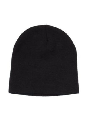 Rolled Down Acrylic Beanie - Image 4
