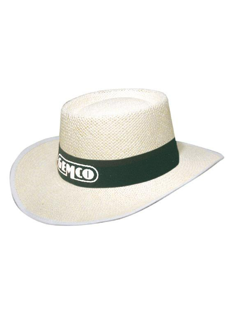 Classic Style White Straw Hat - The Uniform Factory